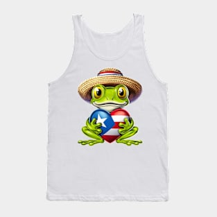 Puerto Rico Coqui Frog Tank Top